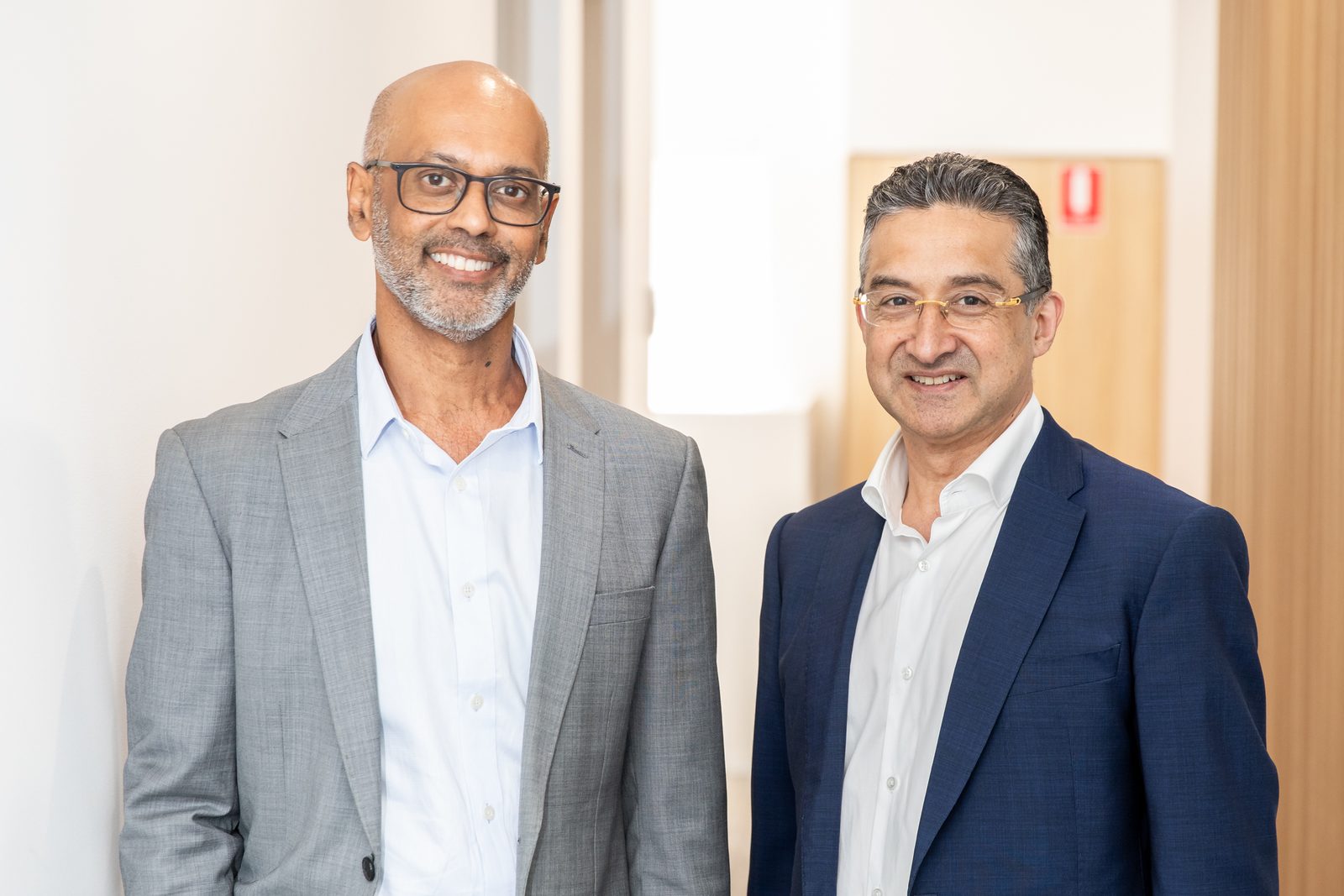 Ophthalmologists Dr Rajiv Shah and Dr Gagan Khannah at Eastwood Eye Surgery
