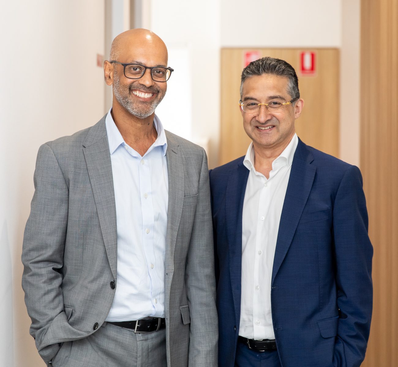 Two Eastwood Eye Surgery ophthalmologists in the practice consulting rooms