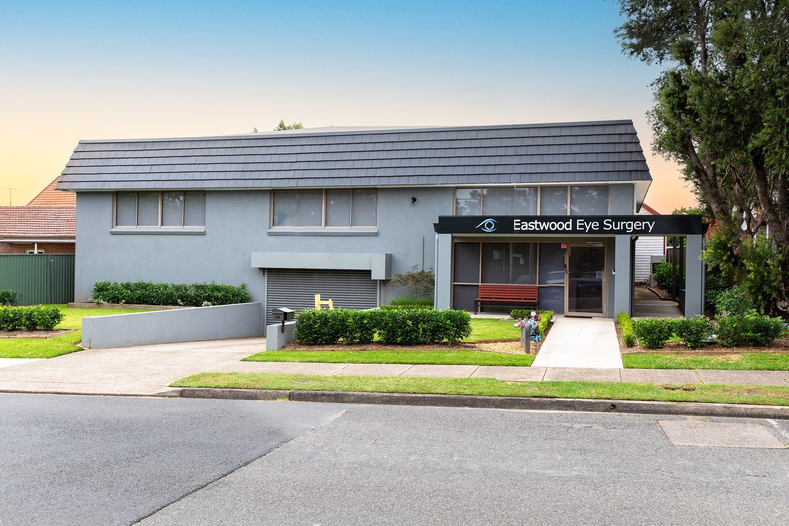 Street view of the Eastwood Eye Surgery rooms at 22 East Parade